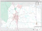 Gordon County, GA <br /> Wall Map <br /> Premium Style 2024 Map
