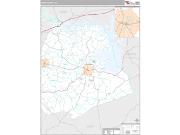 Hart County, GA <br /> Wall Map <br /> Premium Style 2024 Map