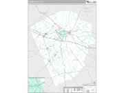 Laurens County, GA <br /> Wall Map <br /> Premium Style 2024 Map