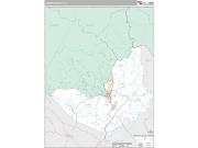 Lumpkin County, GA <br /> Wall Map <br /> Premium Style 2024 Map