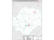 Macon County, GA <br /> Wall Map <br /> Premium Style 2024 Map