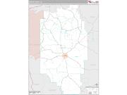Marion County, GA <br /> Wall Map <br /> Premium Style 2024 Map