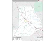 Monroe County, GA <br /> Wall Map <br /> Premium Style 2024 Map