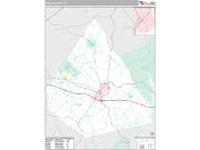 Morgan County, GA <br /> Wall Map <br /> Premium Style 2024 Map
