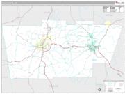 Polk County, GA <br /> Wall Map <br /> Premium Style 2024 Map
