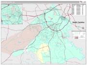 Richmond County, GA <br /> Wall Map <br /> Premium Style 2024 Map