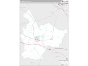 Taliaferro County, GA <br /> Wall Map <br /> Premium Style 2024 Map