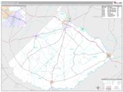Telfair County, GA <br /> Wall Map <br /> Premium Style 2024 Map