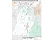 Walker County, GA <br /> Wall Map <br /> Premium Style 2024 Map