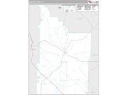 Webster County, GA <br /> Wall Map <br /> Premium Style 2024 Map