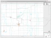 Adams County, IA <br /> Wall Map <br /> Premium Style 2024 Map