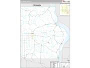 Allamakee County, IA <br /> Wall Map <br /> Premium Style 2024 Map