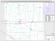 Buchanan County, IA <br /> Wall Map <br /> Premium Style 2024 Map