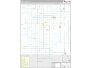 Carroll County, IA <br /> Wall Map <br /> Premium Style 2024 Map