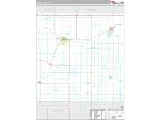 Cass County, IA <br /> Wall Map <br /> Premium Style 2024 Map