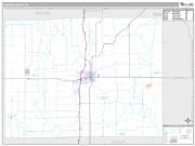Clarke County, IA <br /> Wall Map <br /> Premium Style 2024 Map