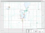 Dickinson County, IA <br /> Wall Map <br /> Premium Style 2024 Map