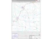 Jones County, IA <br /> Wall Map <br /> Premium Style 2024 Map