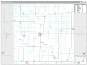 Keokuk County, IA <br /> Wall Map <br /> Premium Style 2024 Map