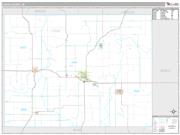 Lucas County, IA <br /> Wall Map <br /> Premium Style 2024 Map