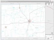 Monroe County, IA <br /> Wall Map <br /> Premium Style 2024 Map