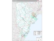 York County, ME <br /> Wall Map <br /> Premium Style 2024 Map
