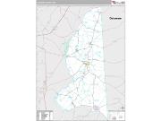Caroline County, MD <br /> Wall Map <br /> Premium Style 2024 Map