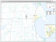 Alpena County, MI <br /> Wall Map <br /> Premium Style 2024 Map