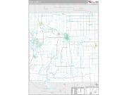 Barry County, MI <br /> Wall Map <br /> Premium Style 2024 Map