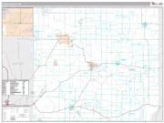 Cass County, MI <br /> Wall Map <br /> Premium Style 2024 Map