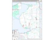 Emmet County, MI <br /> Wall Map <br /> Premium Style 2024 Map