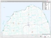 Huron County, MI <br /> Wall Map <br /> Premium Style 2024 Map