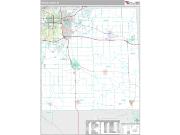 Ingham County, MI <br /> Wall Map <br /> Premium Style 2024 Map