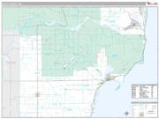 Iosco County, MI <br /> Wall Map <br /> Premium Style 2024 Map