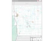 Mecosta County, MI <br /> Wall Map <br /> Premium Style 2024 Map