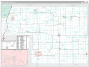 Montcalm County, MI <br /> Wall Map <br /> Premium Style 2024 Map