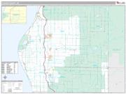 Oceana County, MI <br /> Wall Map <br /> Premium Style 2024 Map