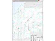 Tuscola County, MI <br /> Wall Map <br /> Premium Style 2024 Map