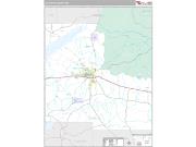 Lafayette County, MS <br /> Wall Map <br /> Premium Style 2024 Map