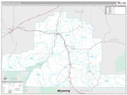 Big Horn County, MT <br /> Wall Map <br /> Premium Style 2024 Map