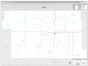 Daniels County, MT <br /> Wall Map <br /> Premium Style 2024 Map