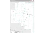 Fallon County, MT <br /> Wall Map <br /> Premium Style 2024 Map