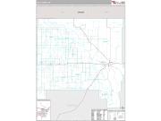 Hill County, MT <br /> Wall Map <br /> Premium Style 2024 Map