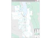 Lake County, MT <br /> Wall Map <br /> Premium Style 2024 Map