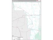 Rosebud County, MT <br /> Wall Map <br /> Premium Style 2024 Map