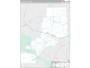 Stillwater County, MT <br /> Wall Map <br /> Premium Style 2024 Map