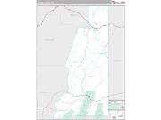 Lander County, NV <br /> Wall Map <br /> Premium Style 2024 Map