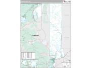 Washoe County, NV <br /> Wall Map <br /> Premium Style 2024 Map