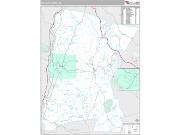Sullivan County, NH <br /> Wall Map <br /> Premium Style 2024 Map