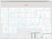 Bottineau County, ND <br /> Wall Map <br /> Premium Style 2024 Map